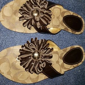 Coach sandals size 6